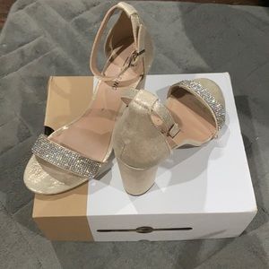 “Call it spring” wedding heels